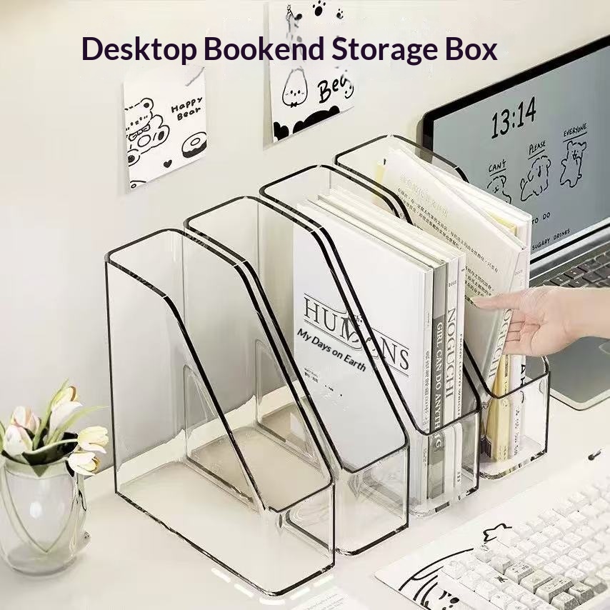 Baby Bookshelf Small - Transparent desktop file organizer, bookshelf, book