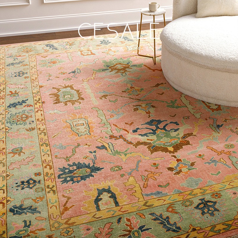 Baby Nursery Rug - Retro Living Room Carpet French Luxury