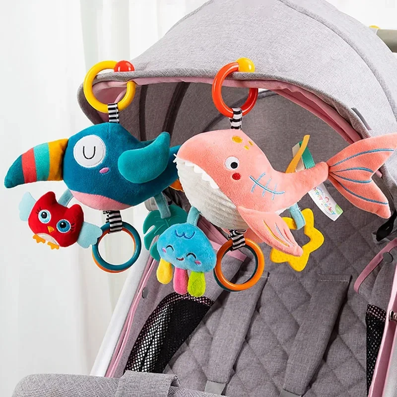 Crib Mobile Musical - Baby Education Toy Brain Developmental Handle