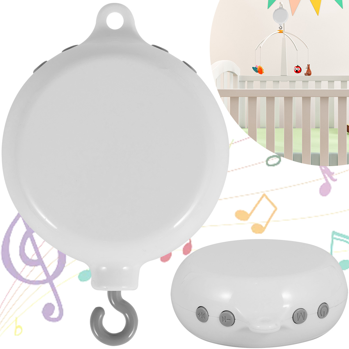 Crib Mobile Musical - Baby Mobile Music Box Crib Mobile