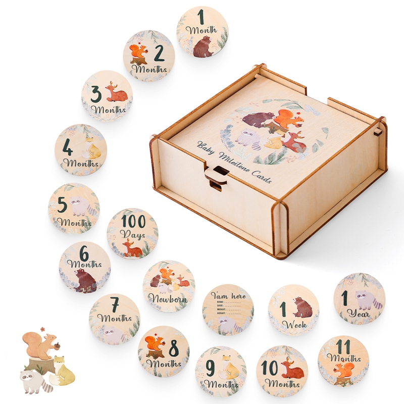 Newborn Baby Growth Milestones - Milestone Card Set review and price