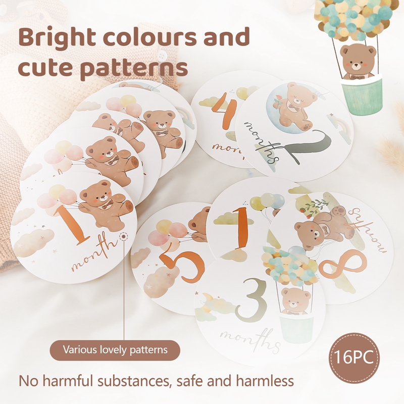 Baby Paper Milestone Number Mo - Milestone Card Set review and price