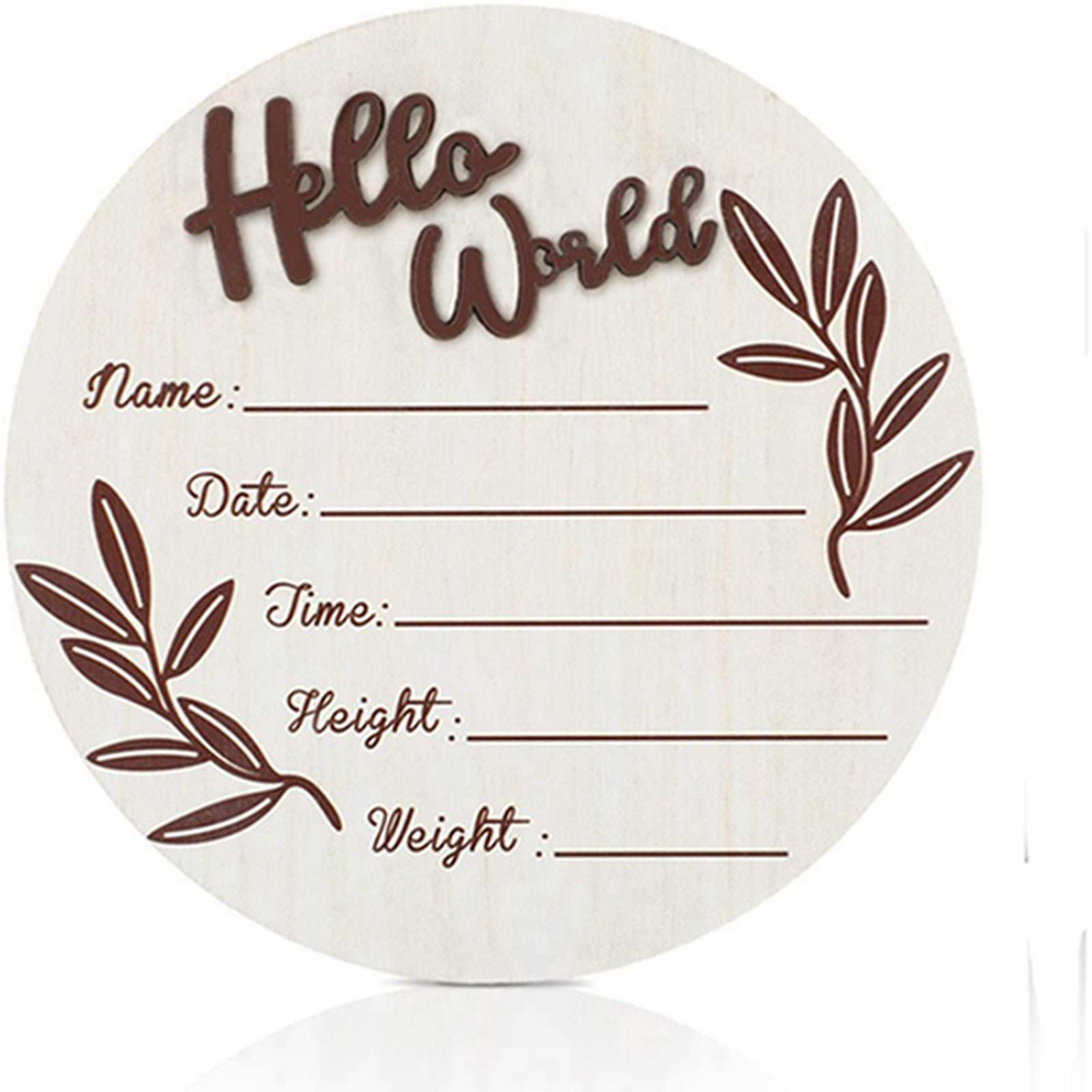Set of 18 Wooden Baby Mileston - Milestone Card Set review and price