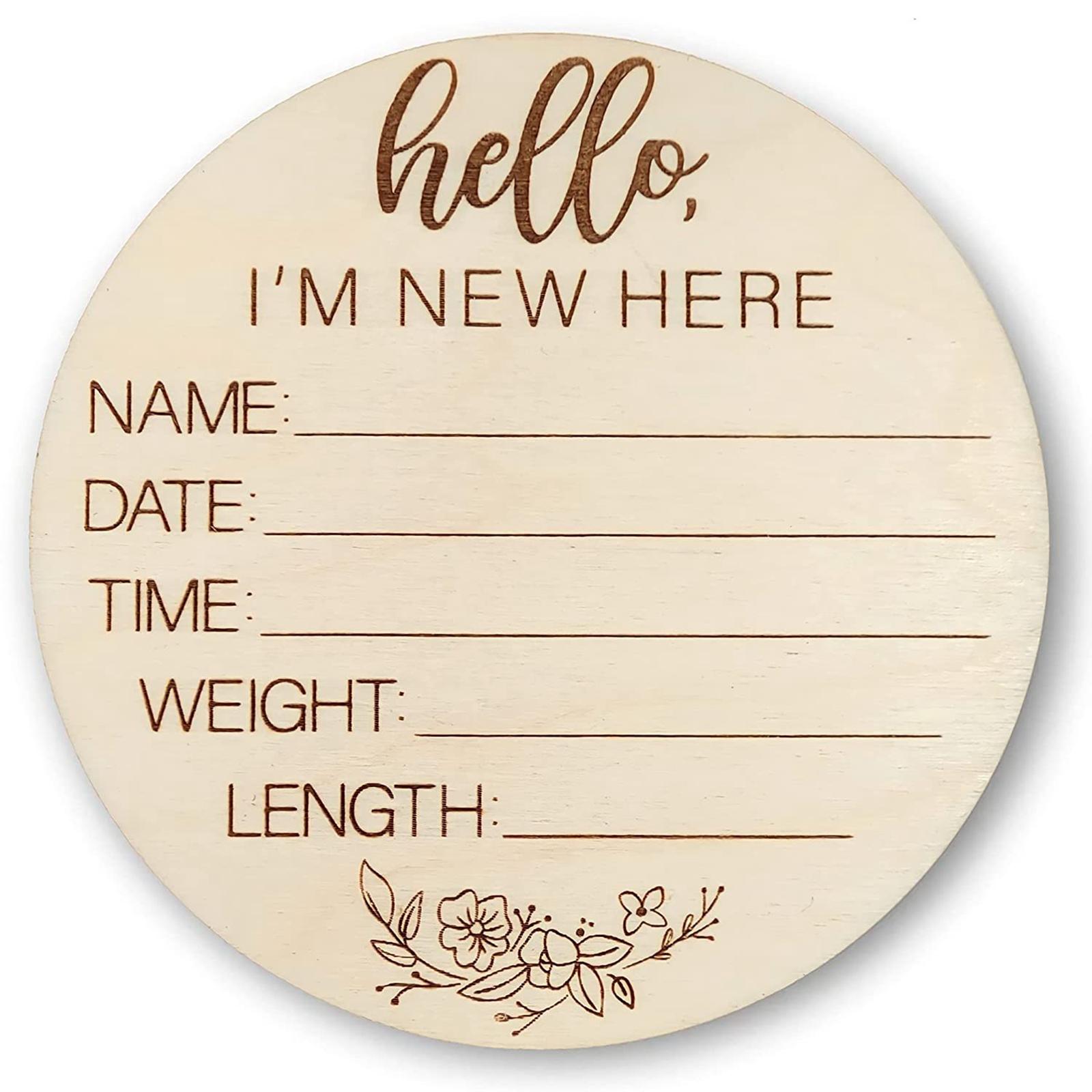 Set of 18 Wooden Baby Mileston - Milestone Card Set review and price