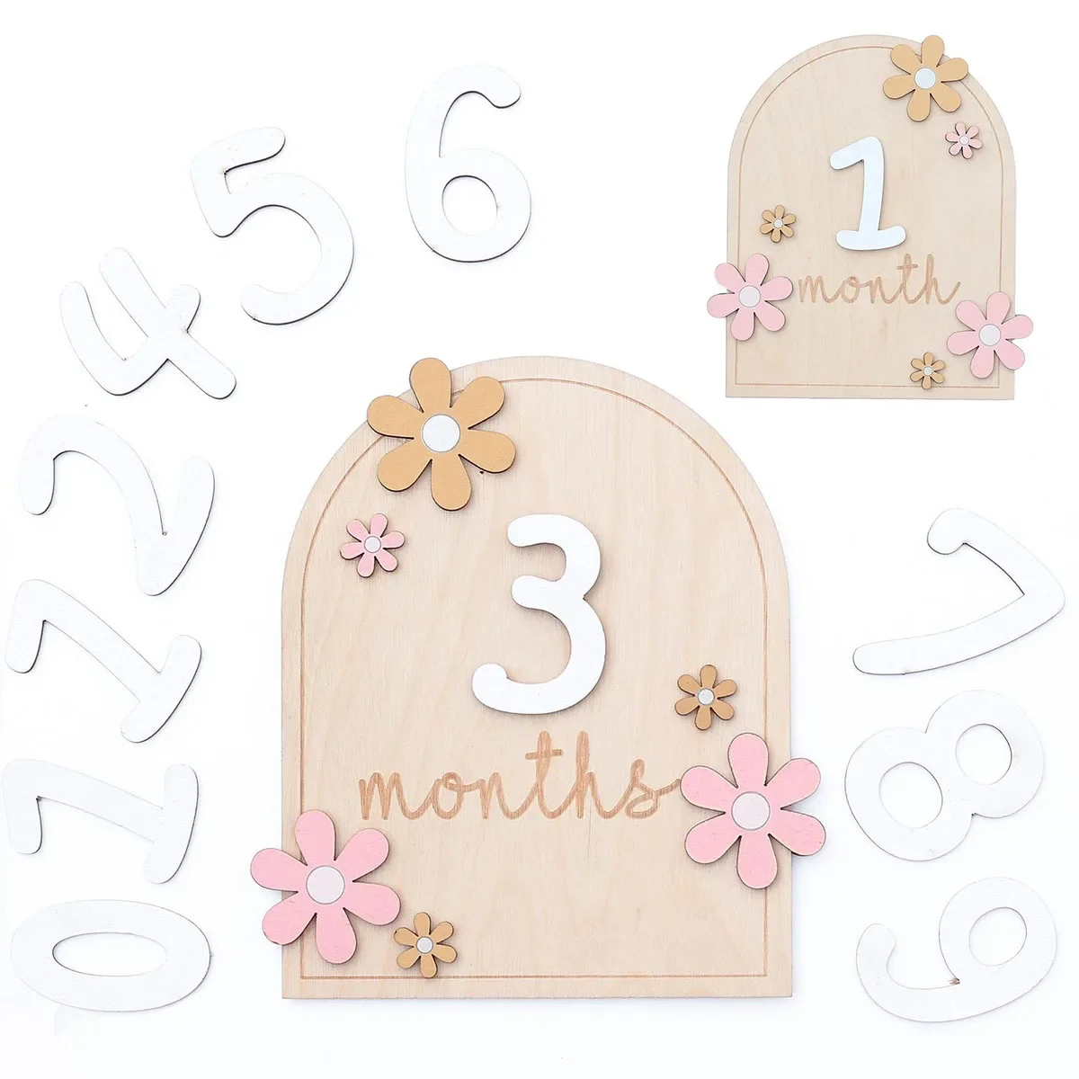 Wooden Baby Monthly Milestone  - Milestone Card Set review and price