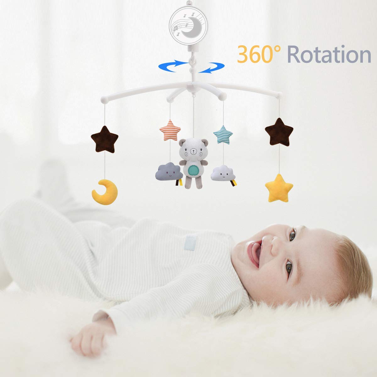 Baby Crib Mobiles Rattles Musi - Crib Mobile Musical review and price