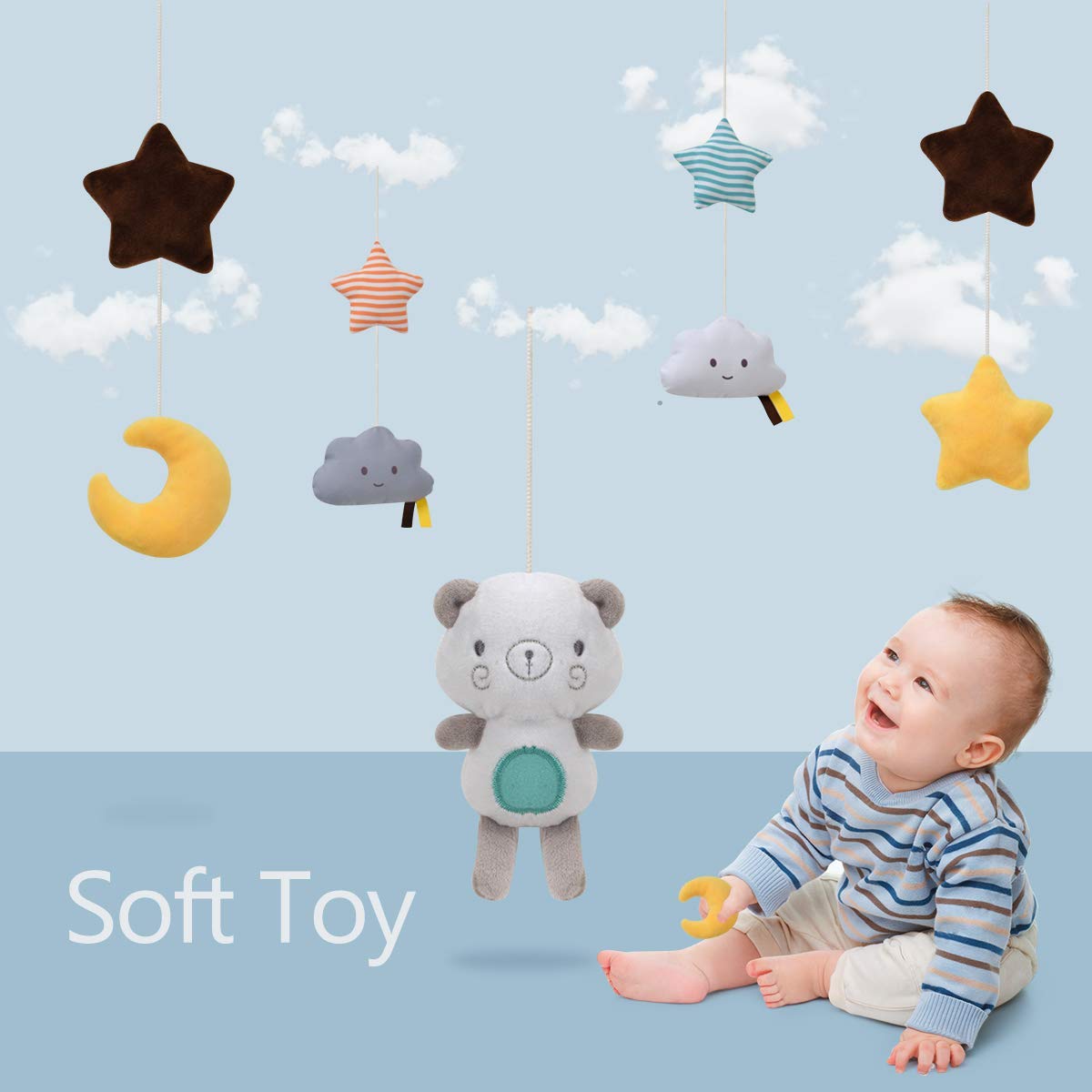 Baby Crib Mobiles Rattles Musi - Crib Mobile Musical review and price