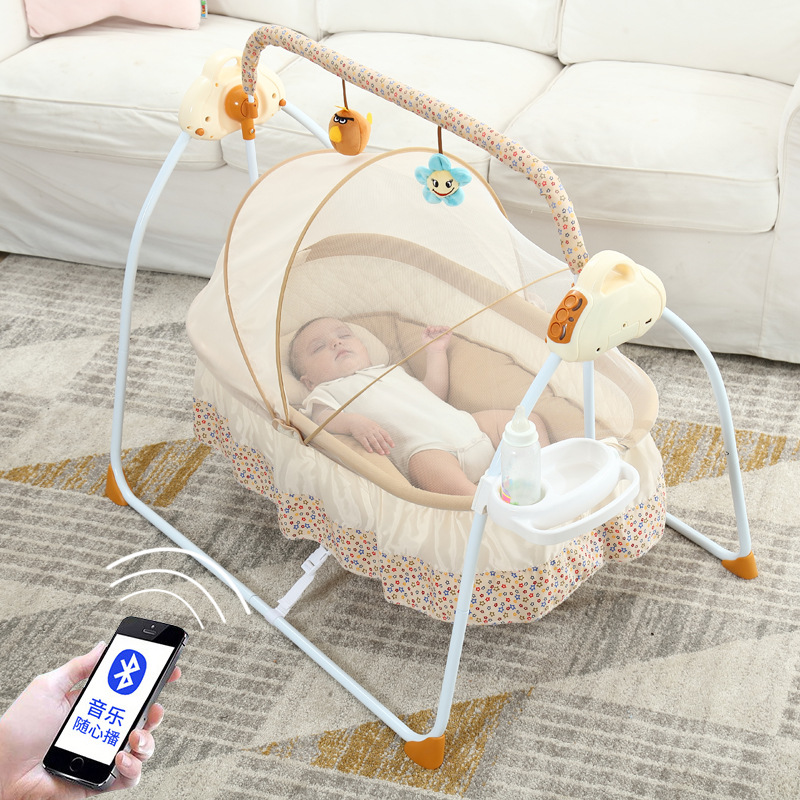 Smart Electric Baby Cradle Bed - Baby Nursery Chair review and price