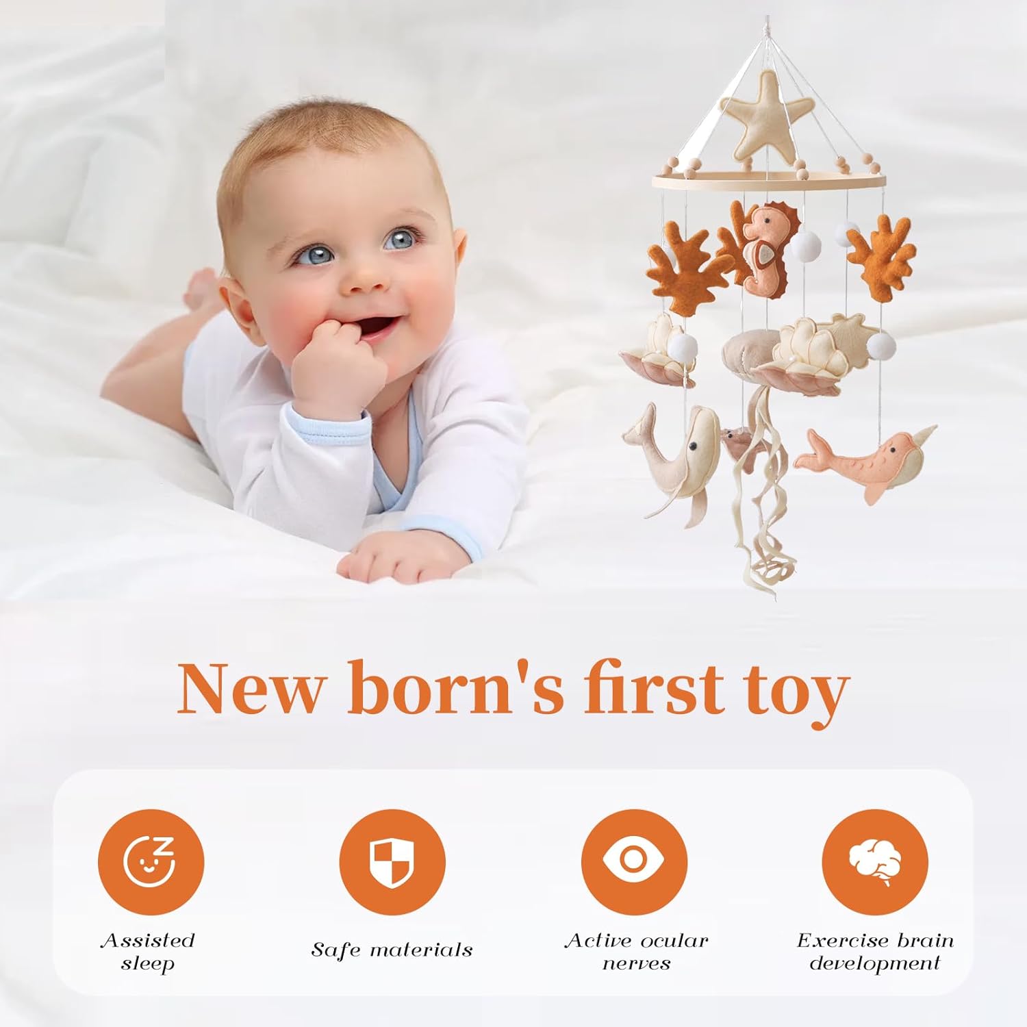 Wooden Crib Mobile Baby Bed Be - Crib Mobile Musical review and price