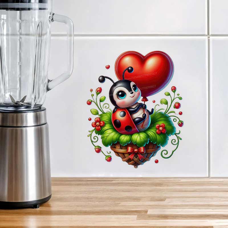 Cute Ladybug Wall Sticker Baby - Baby Nursery Murals review and price