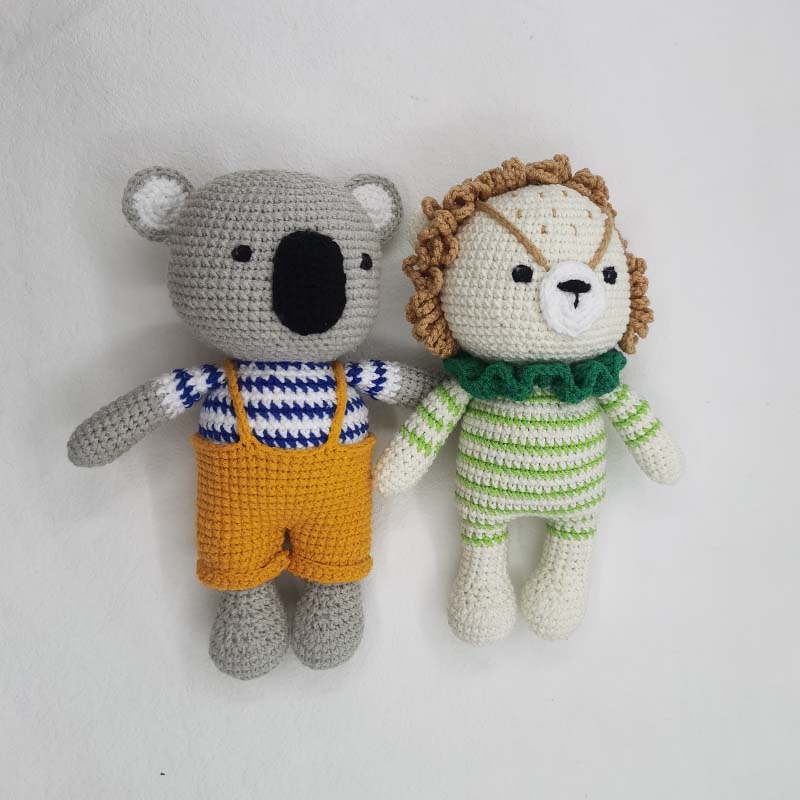 Baby Crochet Stuffed Lion Koal - Baby Nursery Dolls review and price