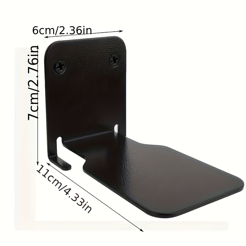 4pcs Matte Black Metal Floatin - Baby Bookshelf Small review and price
