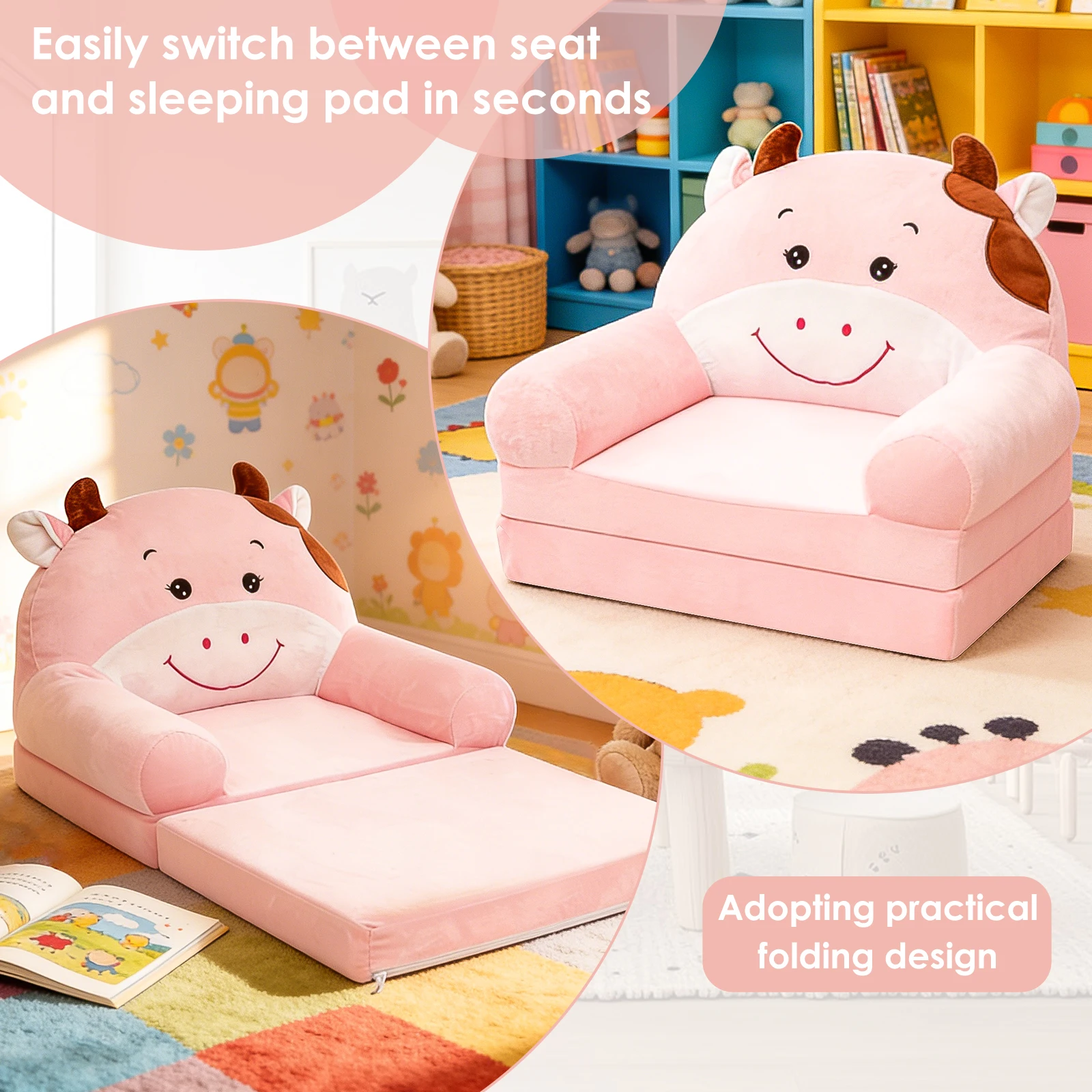 Foldable Kids Sofa Baby Seat C - Baby Nursery Chair review and price