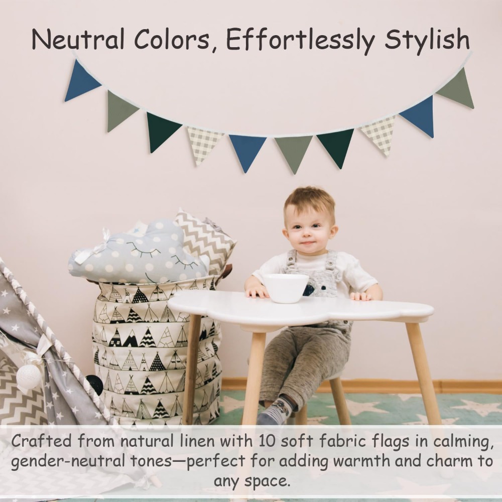 11ft Garland Triangle Banners  - Baby Nursery Fabric review and price