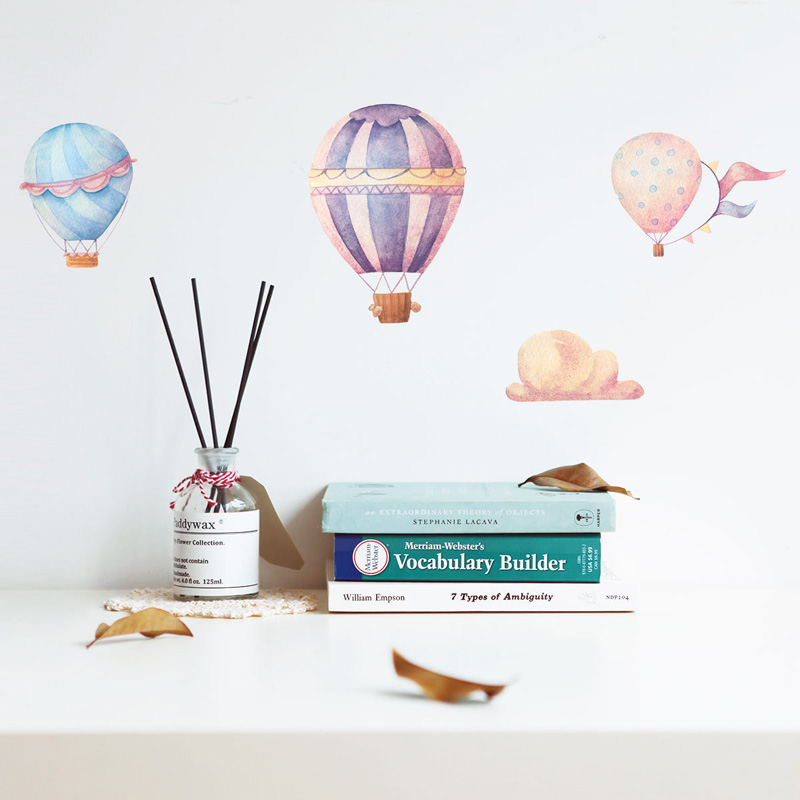 Creative Colorful Hot Air Ball - Baby Nursery Murals review and price