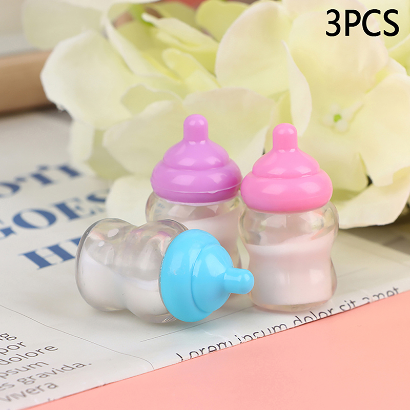 ●3PCS Dollhouse Baby Bottle Ac - Baby Nursery Dolls review and price