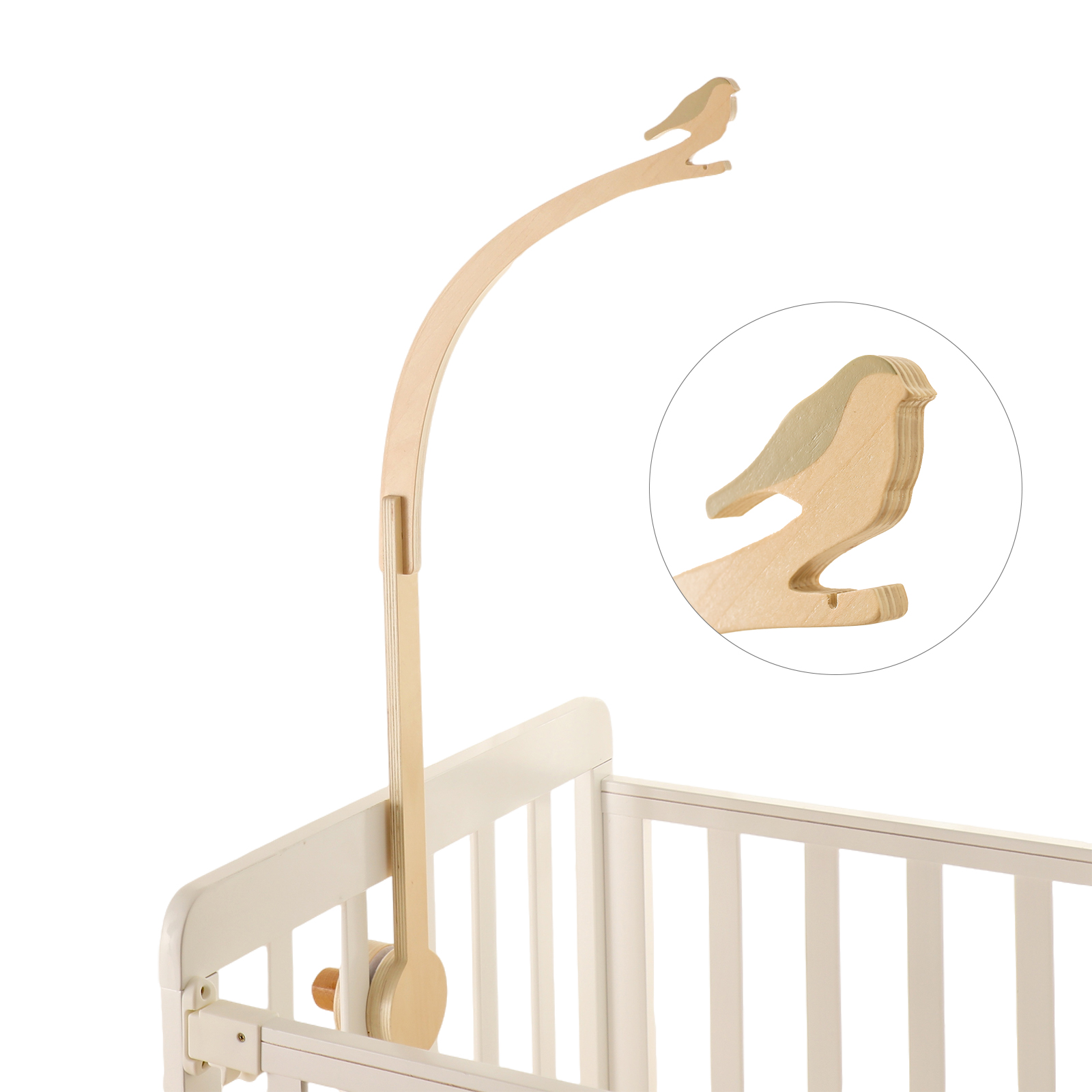 Baby Wooden Little Birdie Bed  - Crib Mobile Musical review and price