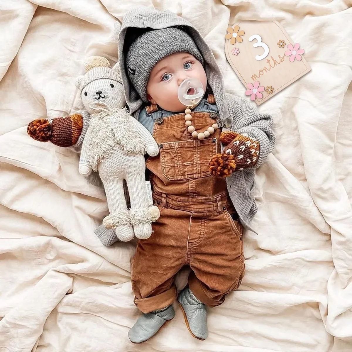 Wooden Baby Monthly Milestone  - Milestone Card Set review and price