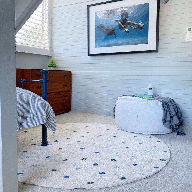 Dot Fluffy Carpet Living Room  - Baby Nursery Rug review and price