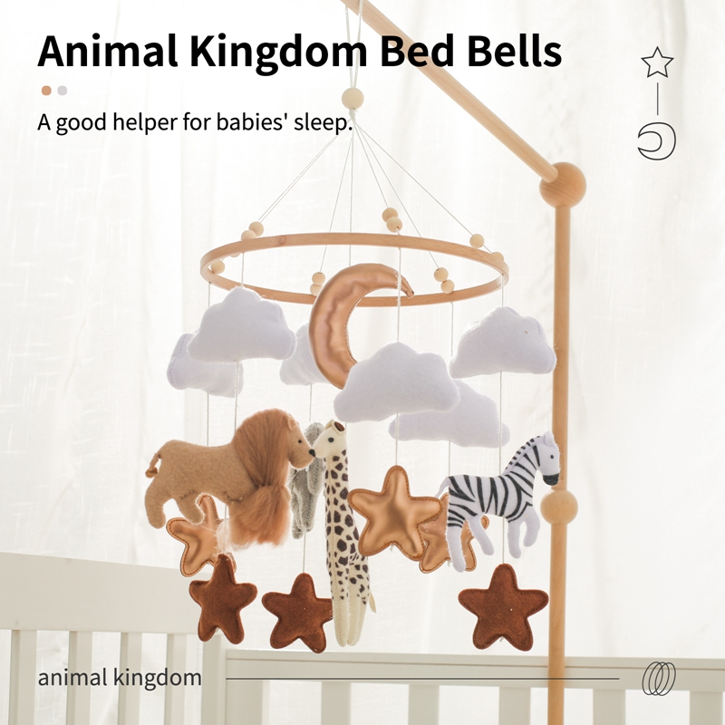 Crib Mobile Bed Bell Wooden Ba - Crib Mobile Musical review and price