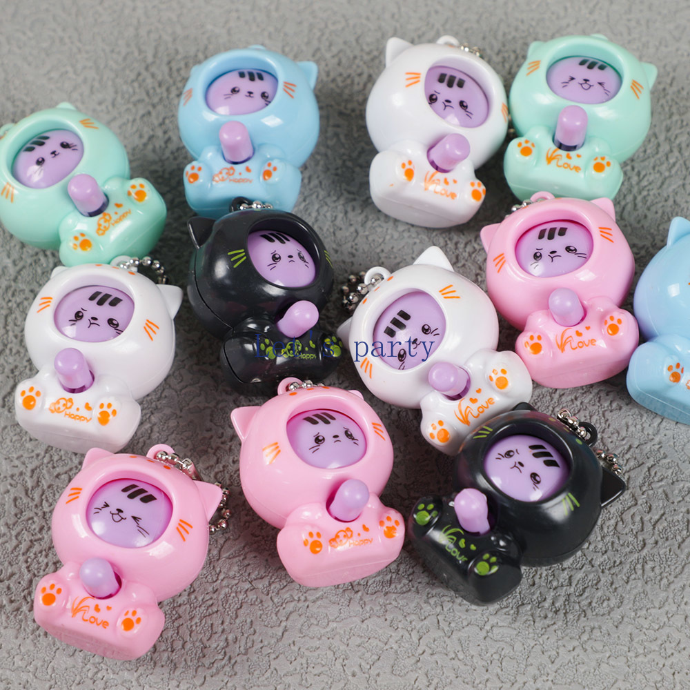 10Pcs Cartoon Mini Cat Face Ch - Baby Nursery Dolls review and price