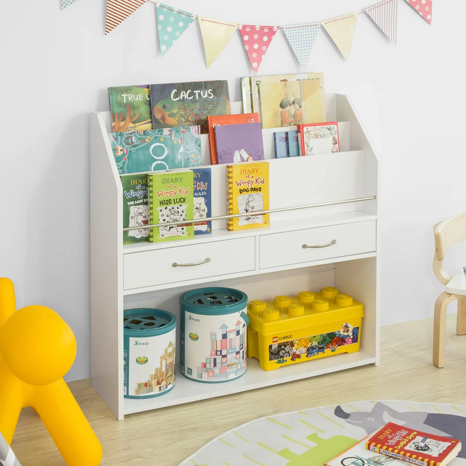 Machine Modern White Small Bab - Baby Bookshelf Small review and price