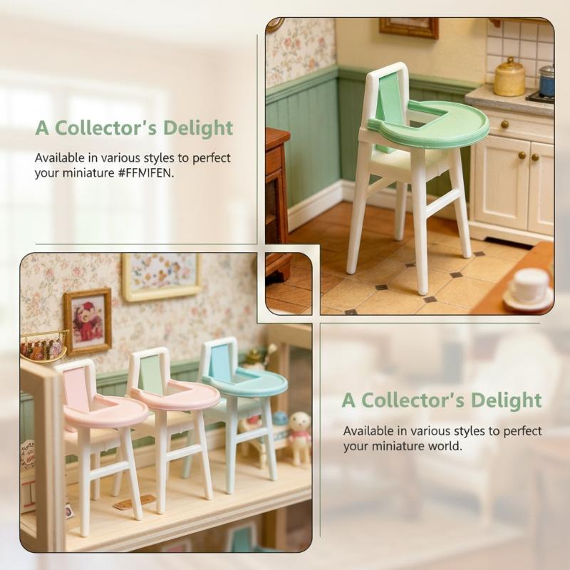 Miniature 1/12 Scale Dollhouse - Baby Nursery Chair review and price
