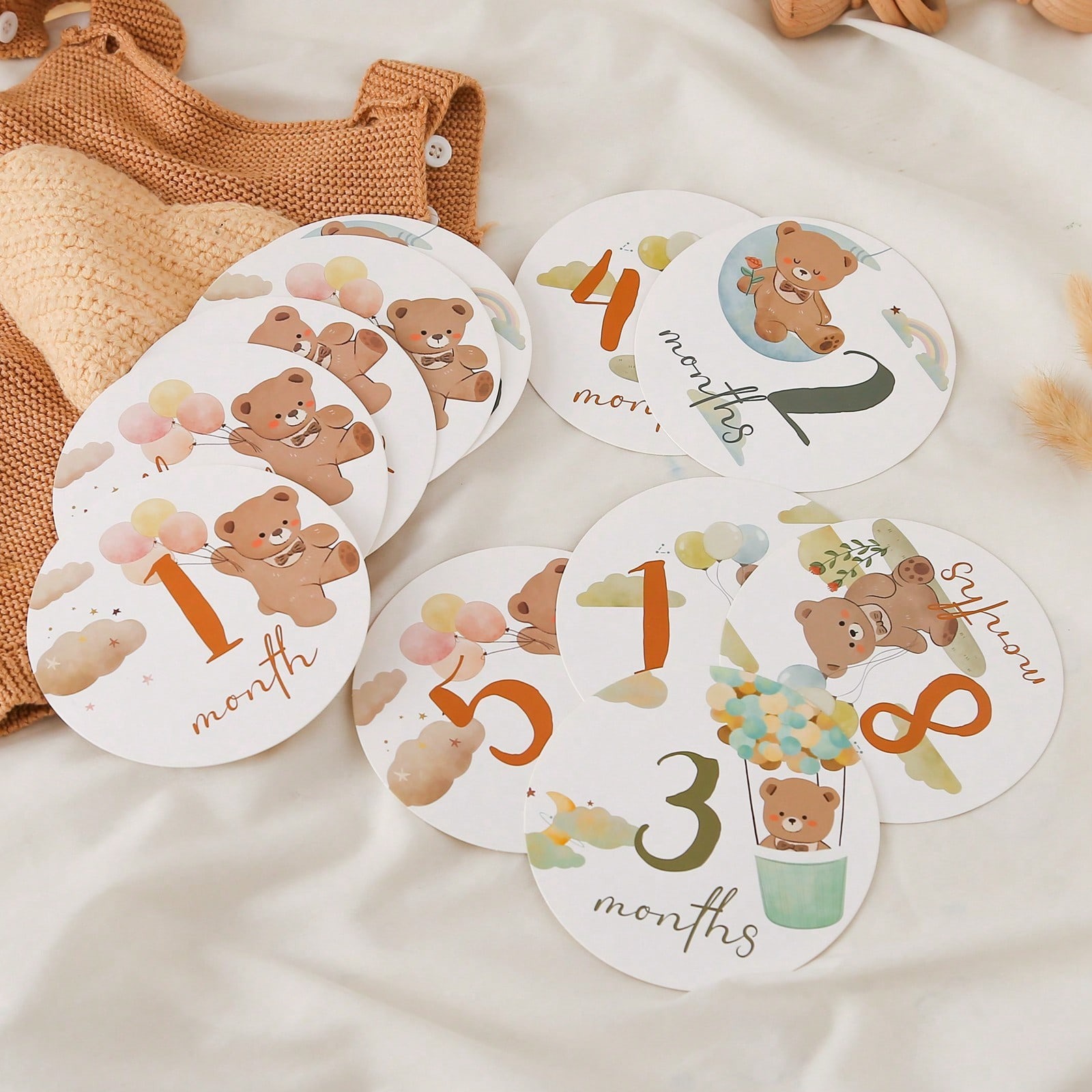 Baby Photo Commemorative Prop  - Milestone Card Set review and price