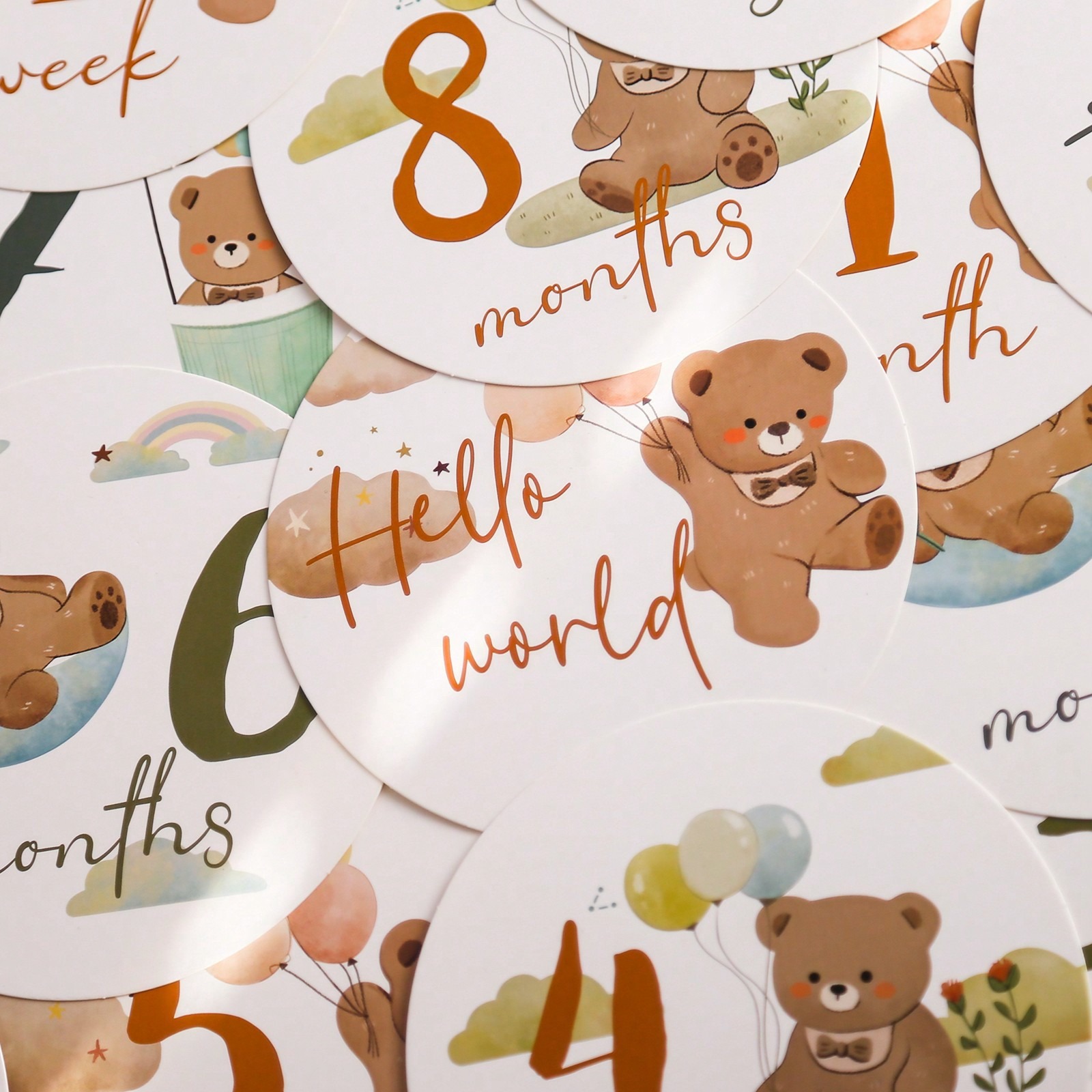 Baby Photo Commemorative Prop  - Milestone Card Set review and price