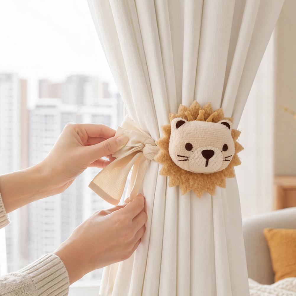 Plush Curtain Holder Lion Curt - Baby Nursery Fabric review and price