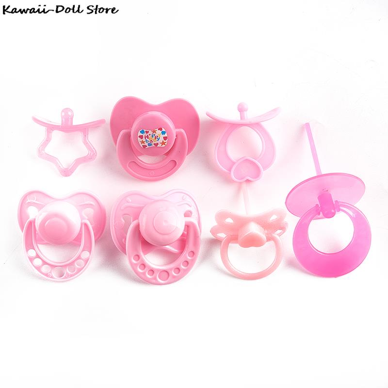 2pcs Lovely Doll Pacifier For  - Baby Nursery Dolls review and price