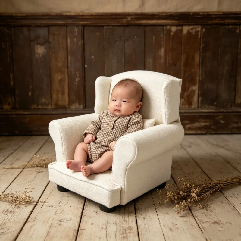 Baby Photoshoot Sofa Chair Bed - Baby Nursery Chair review and price