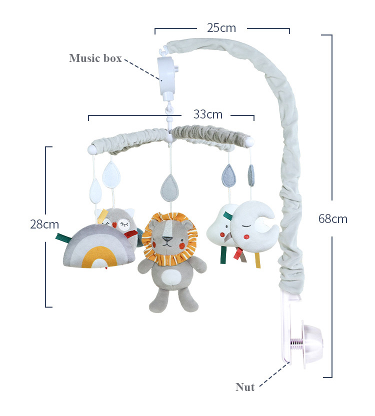 Baby Crib Mobile Bed Bell Ratt - Crib Mobile Musical review and price