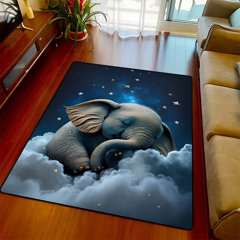 Dreamy Elephant Rug for Nurser - Baby Nursery Rug review and price