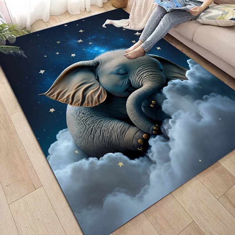 Dreamy Elephant Rug for Nurser - Baby Nursery Rug review and price