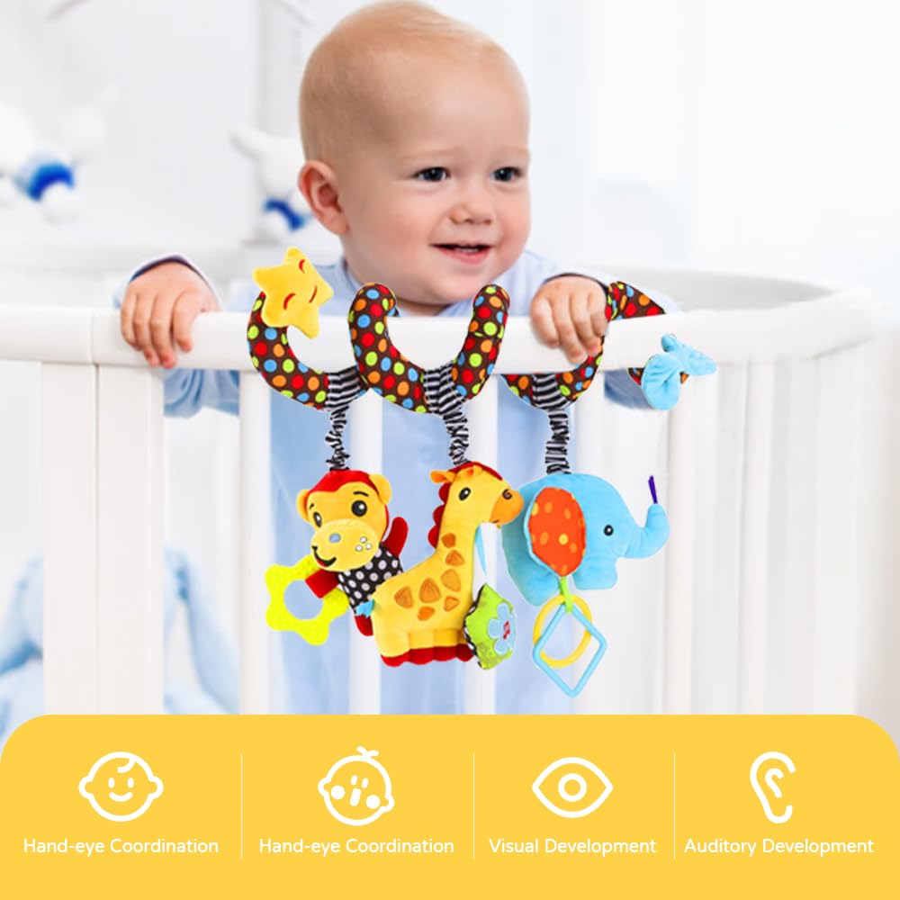 Baby Car Seat Stroller Spiral  - Crib Mobile Musical review and price