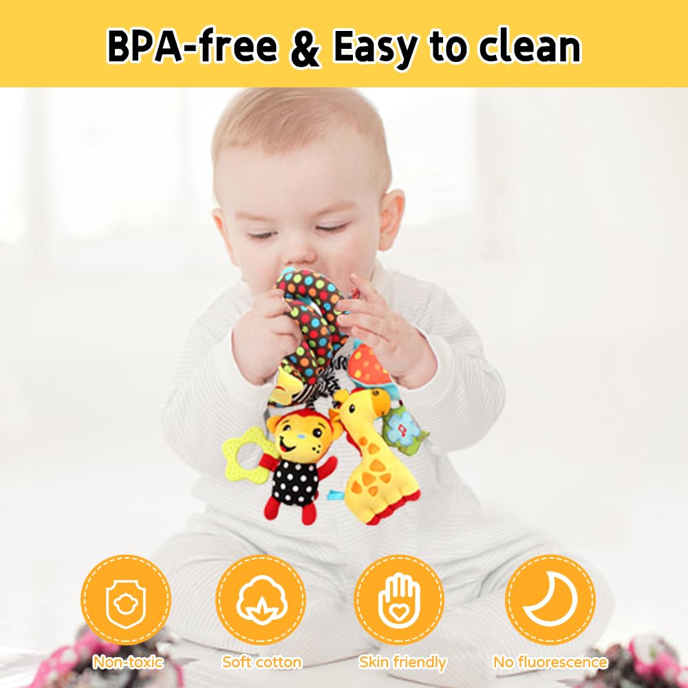 Baby Car Seat Stroller Spiral  - Crib Mobile Musical review and price