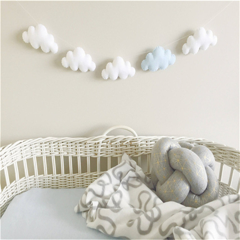 Nordic Felt Cloud Garlands Str - Baby Nursery Fabric review and price