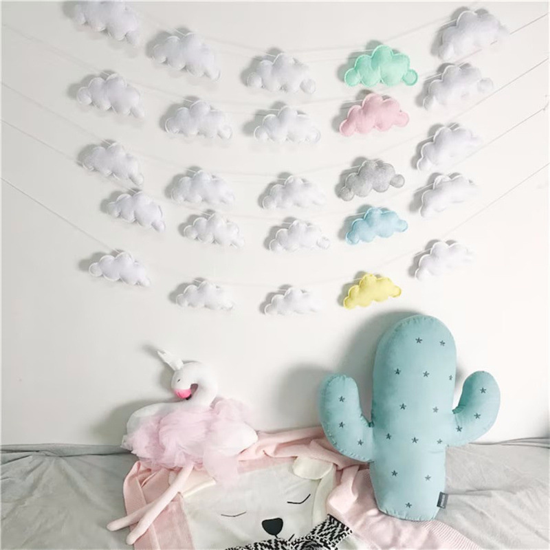 Nordic Felt Cloud Garlands Str - Baby Nursery Fabric review and price